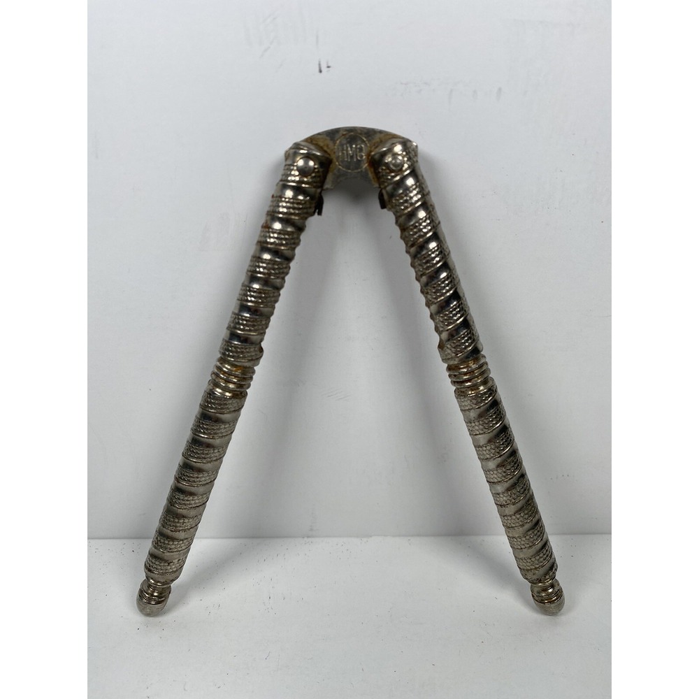 Vintage HMQ Silverplate Metal Nut Shellfish Cracker  Tool Skinny Nostalgia